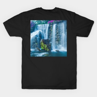 Waterfall landscape T-Shirt